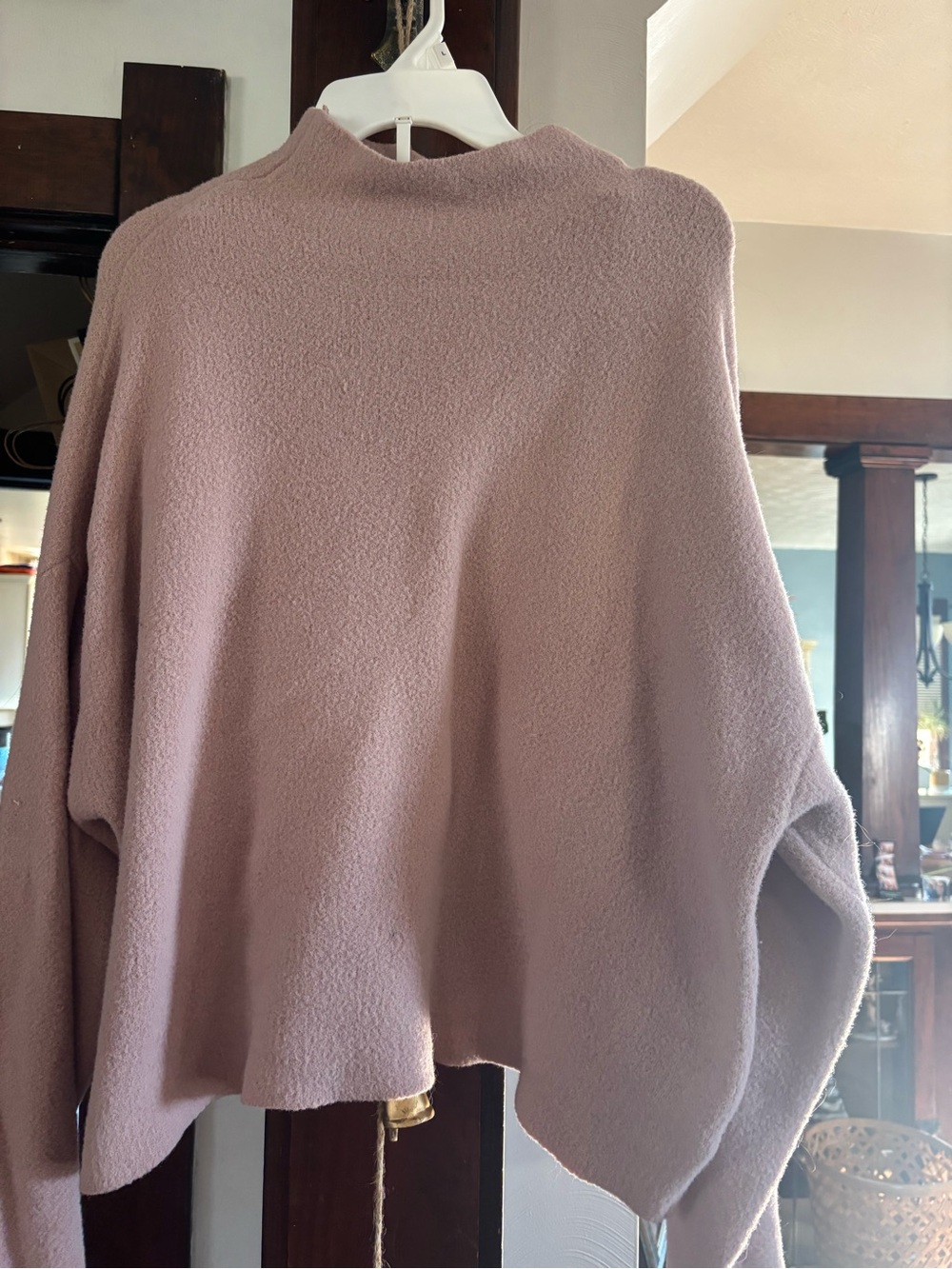 Express Dusty Mauve Turtleneck Sweater